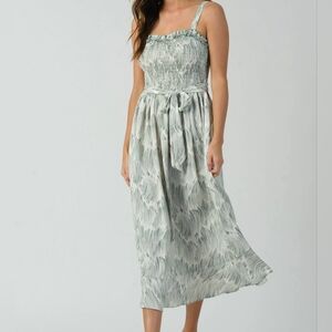 Lucca Green Long Dress Sz XS